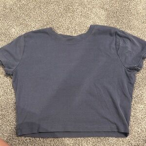 Classic Gray Women's Crop Top